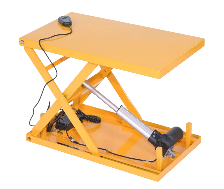 Mesa elevadora de tijera con accionamiento lineal eléctrico 3