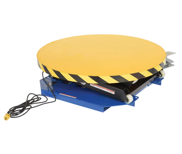 Mesa elevadora eléctrica con rotación manual 1
