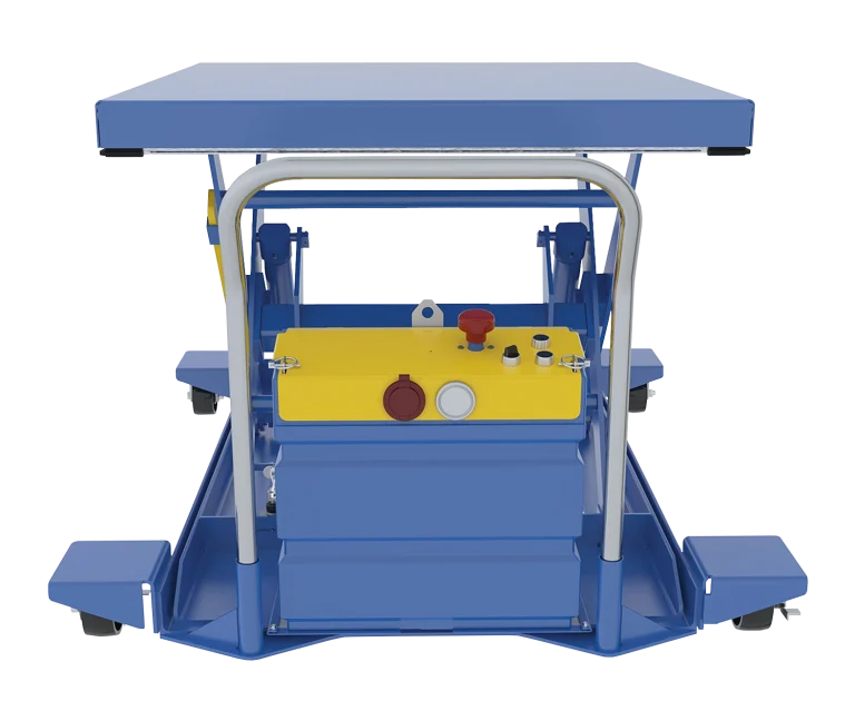 Carro elevador de tijera de perfil bajo para trabajo pesado 2