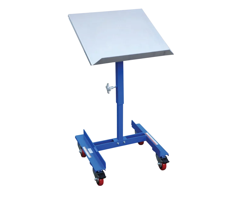 Mesas de trabajo móviles inclinables 2