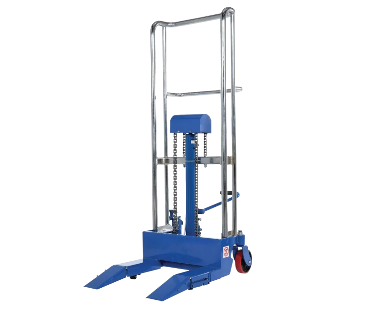 Elevador de Rollos Hidráulico y Posicionador de Trabajo con Rodillo 1