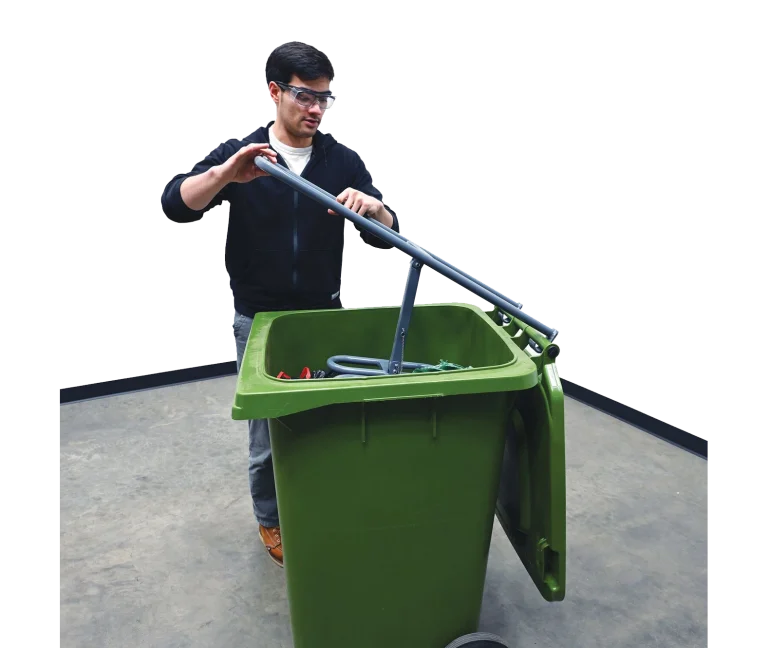Compactador manual para contenedores de basura 2