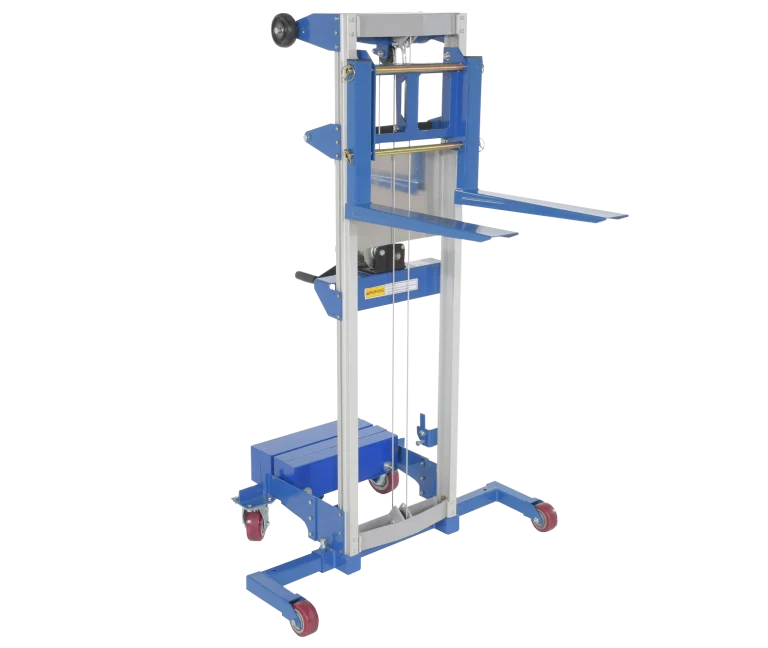 Carretillas elevadoras manuales con cabrestante 1