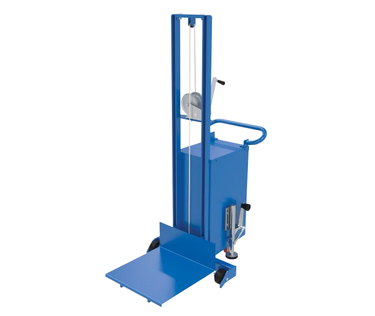 Elevador de carga ligero con contrapeso 1