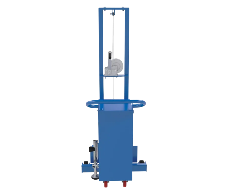 Elevador de carga ligero con contrapeso 2