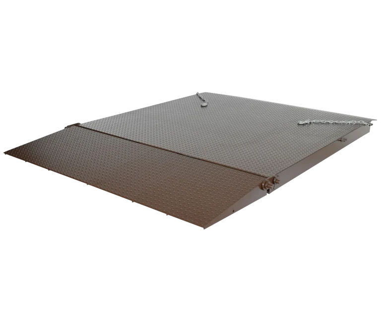 Rampas de acero para contenedores con puente abatible 2