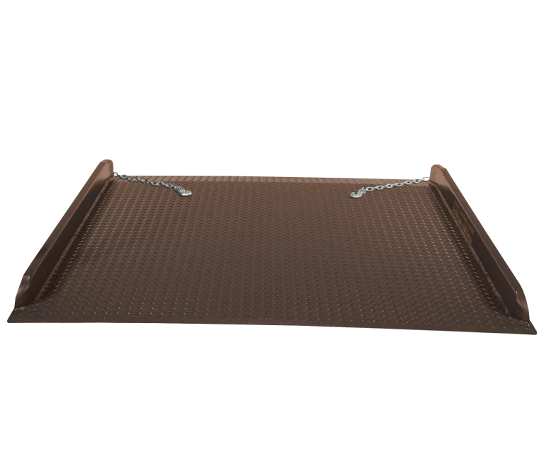 Rampas de acero para contenedores con rieles laterales 1