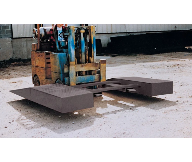 Elevador de Ruedas de Acero con Bolsillo Central para Horquillas 1