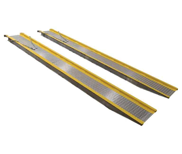 Rampas dobles de aluminio para vehículos